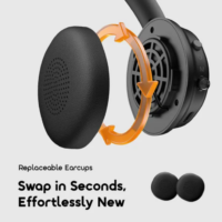oraimo BoomPop Air Lightweight On-Ear Wireless Headphones